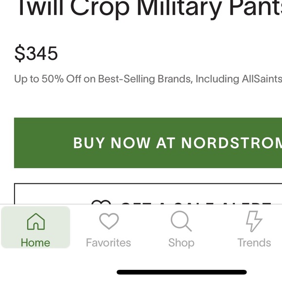 NWT Veronica beard Cropped Tapered Pants net a Porter $345 current season sz 29 - Picture 4 of 13